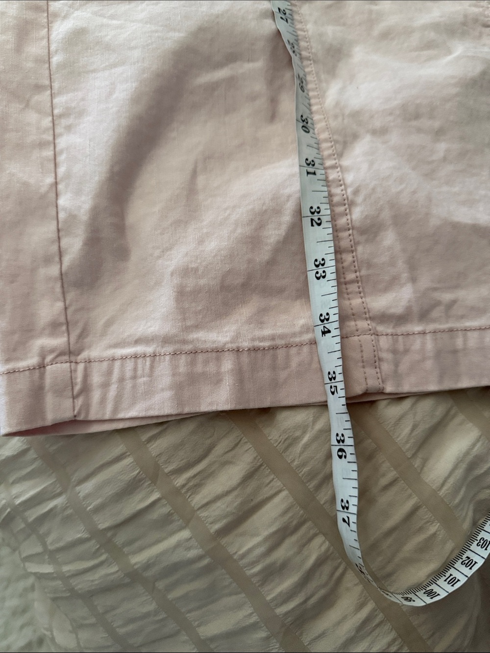 Anthropologie strapless side slit dress large pink - Picture 7 of 7
